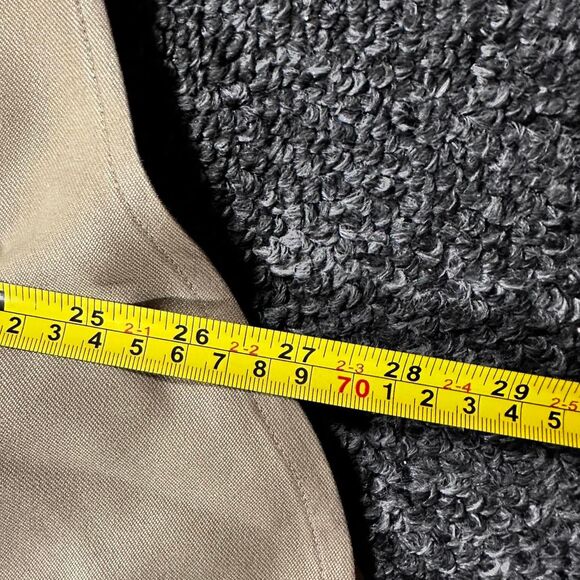 Creighton Made in USA Tan Short Sleeve Work Shirt Men’s 17XL Beige Vintage - Picture 5 of 5